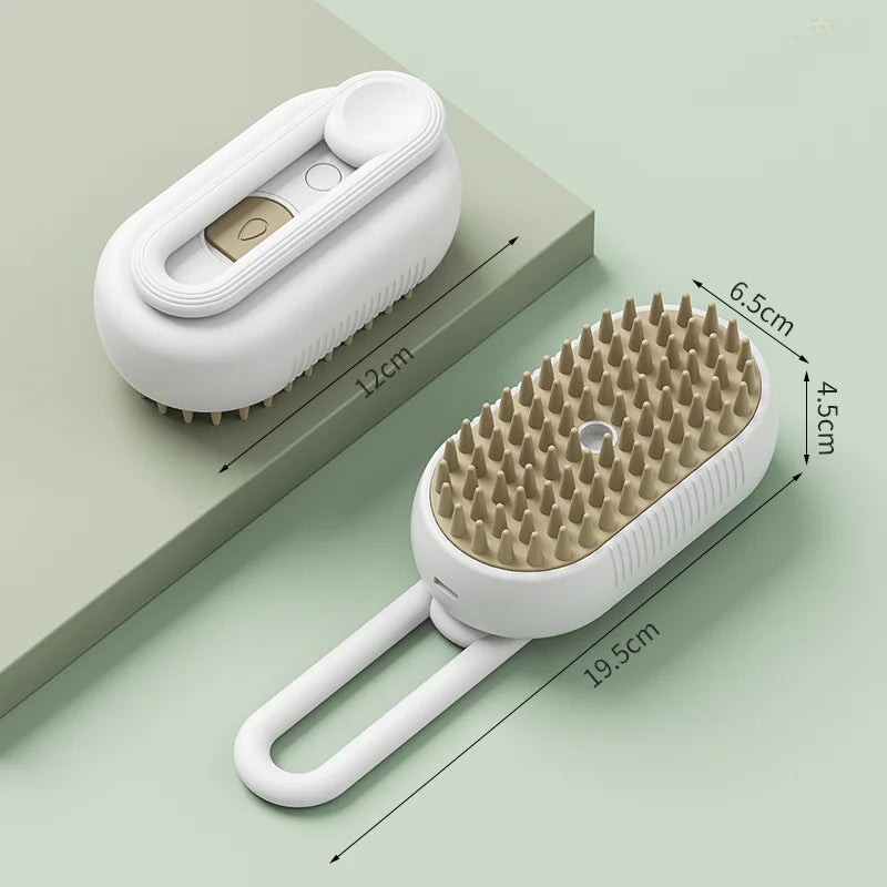 3-in-1 Steam Cat Grooming Brush