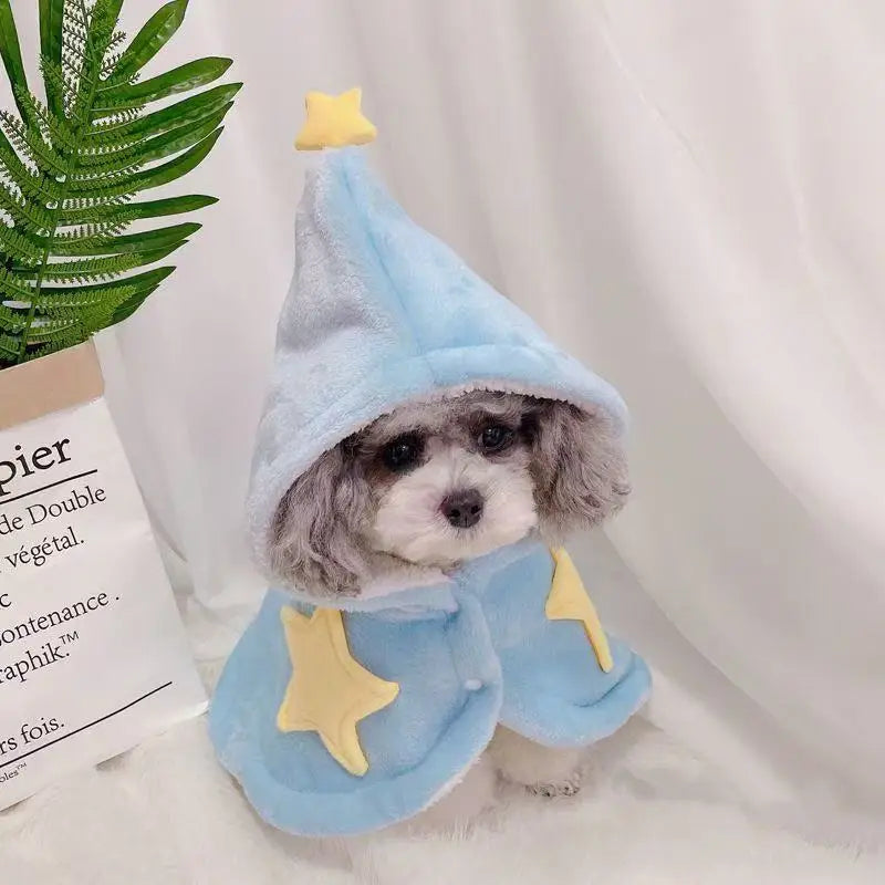 Cozy Winter Pet Blanket Cape