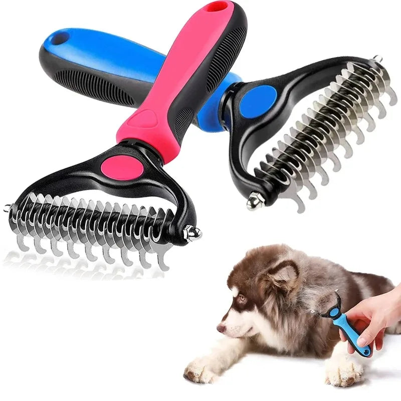 Double-Sided Pet Deshedding Comb