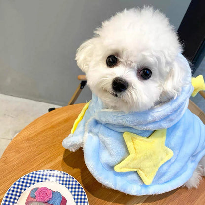 Cozy Winter Pet Blanket Cape