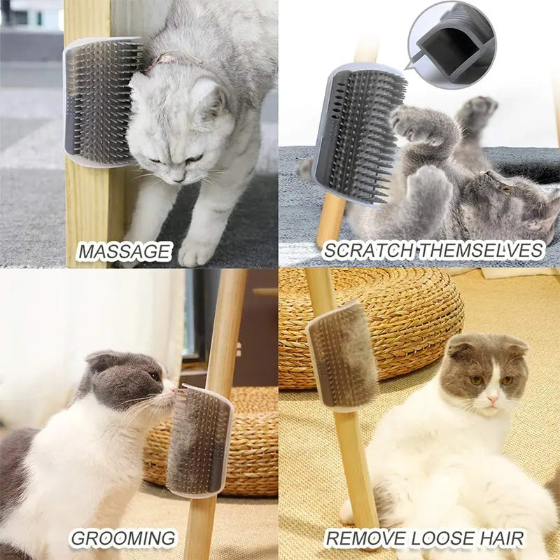 Corner Massage Cat Groomer