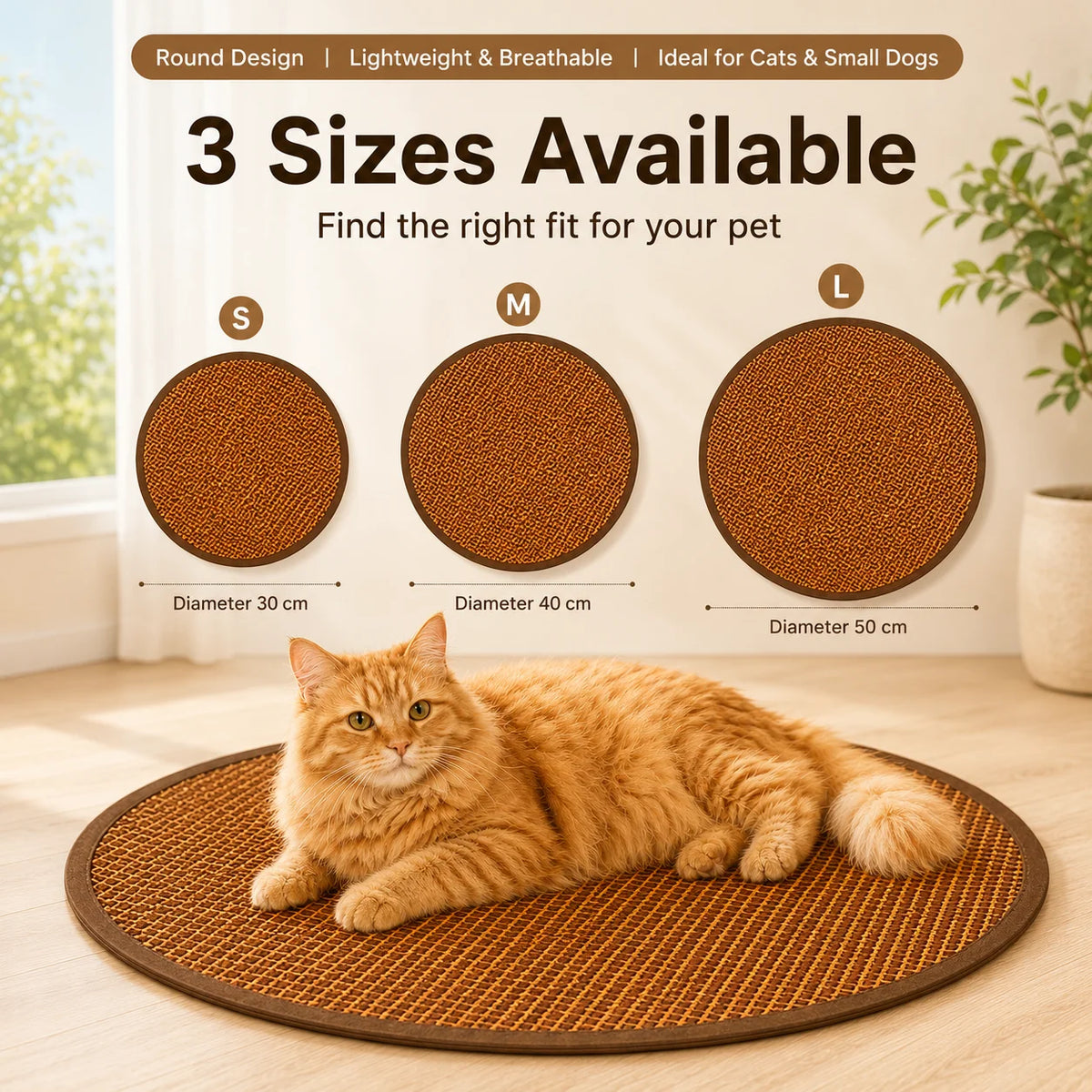Woven Cooling Cat Mat