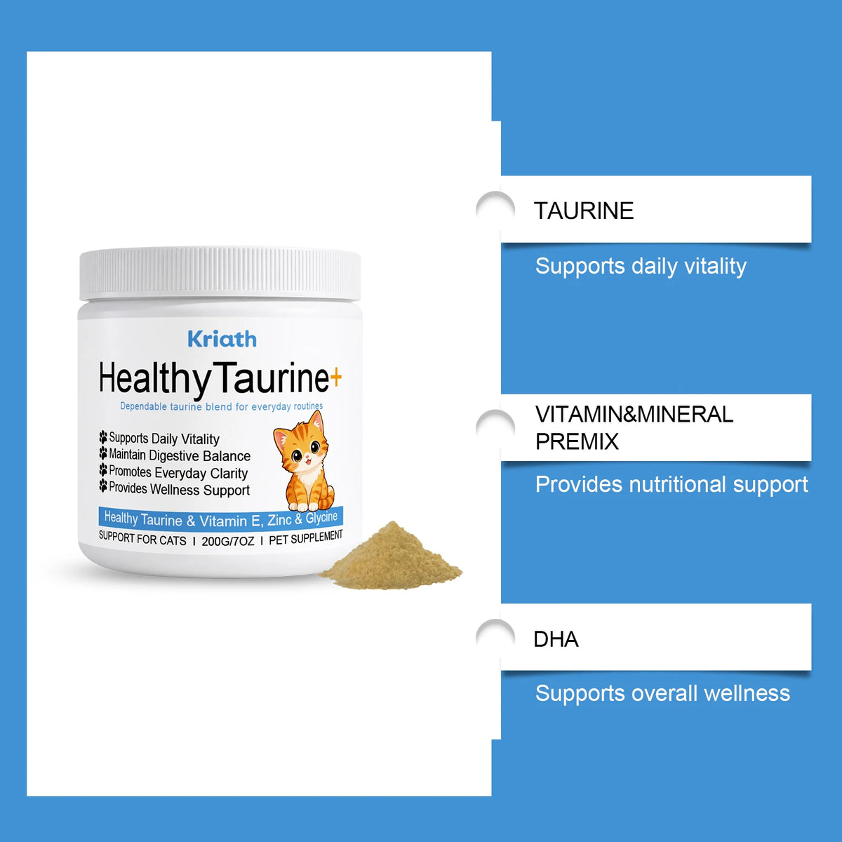Feline Taurine Wellness Powder