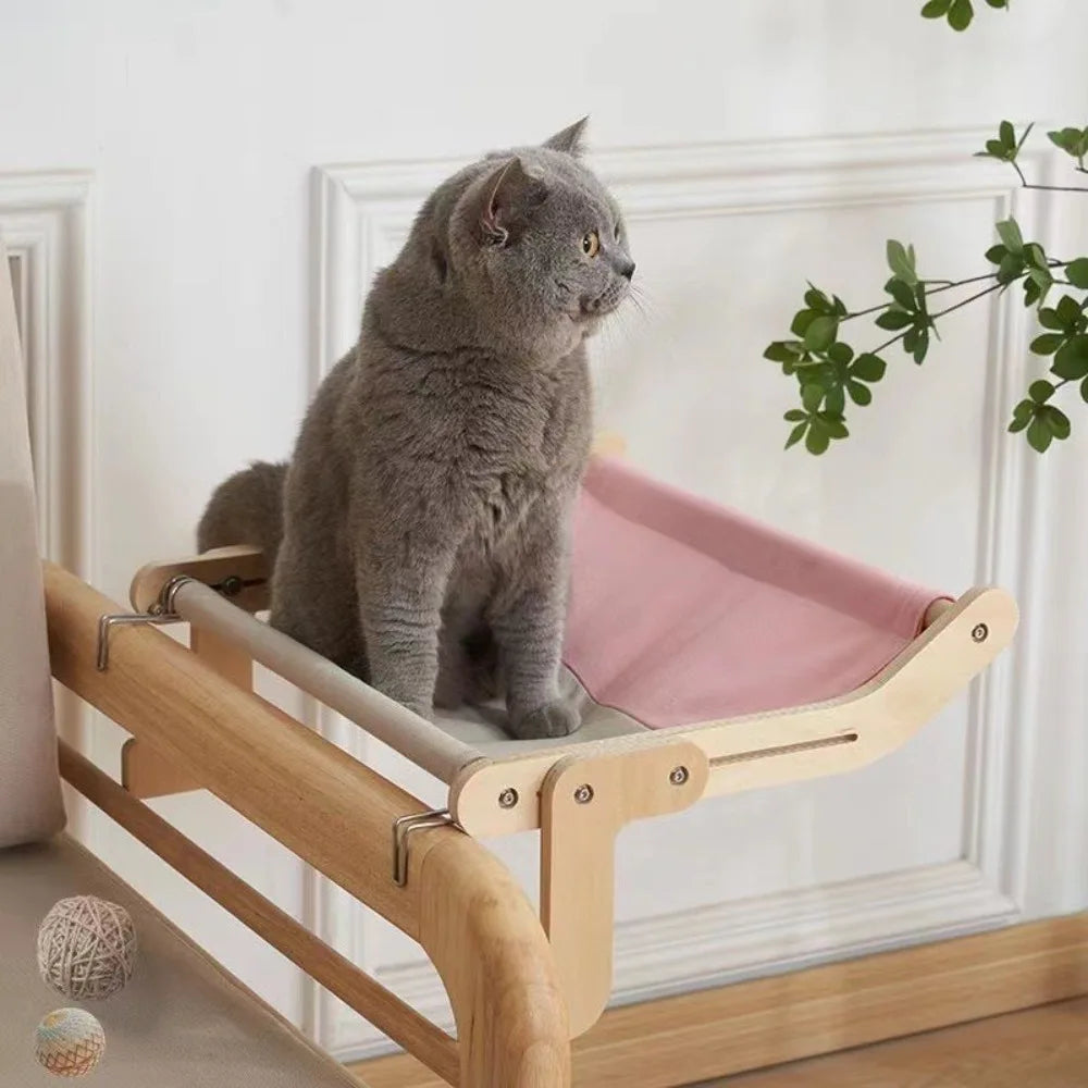 3-in-1 Wooden Cat Window Perch