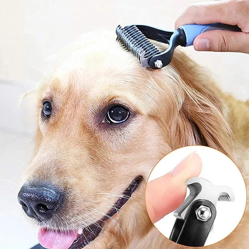 Double-Sided Pet Deshedding Comb