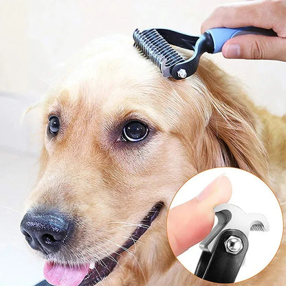 Double-Sided Pet Deshedding Comb