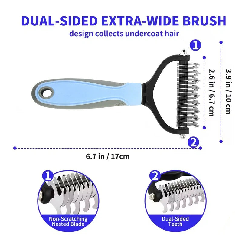 Pet Deshedding & Knot Comb