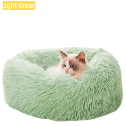 Calming Donut Plush Pet Bed