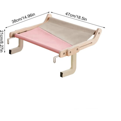 3-in-1 Wooden Cat Window Perch