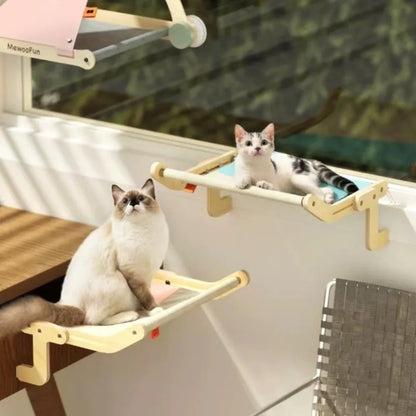 3-in-1 Wooden Cat Window Perch