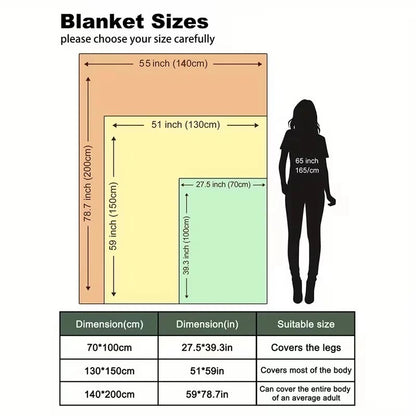 Tuxedo Cat Flannel Blanket