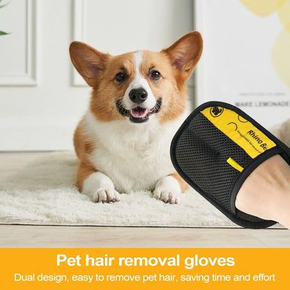 Double-Sided Cat Grooming Gloves