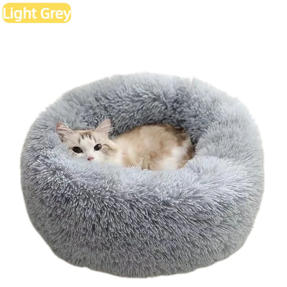 Calming Donut Plush Pet Bed