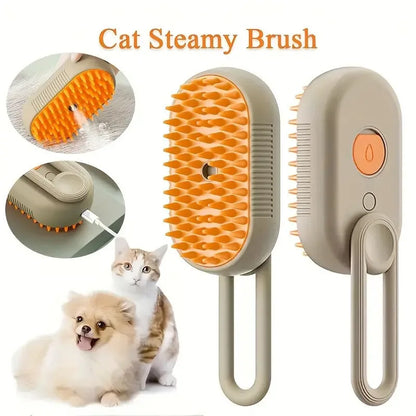 3-in-1 Steam Grooming Brush