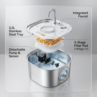 ZoiVet | Wireless Cat Water Fountain