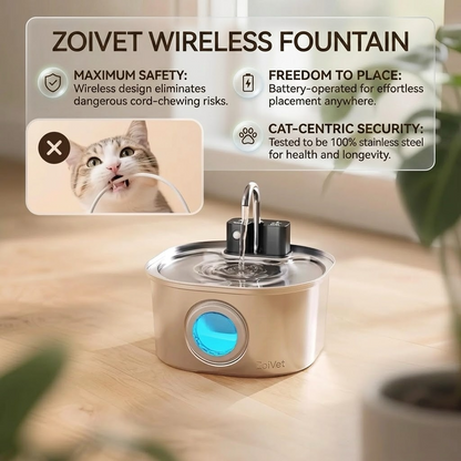 ZoiVet | Wireless Cat Water Fountain